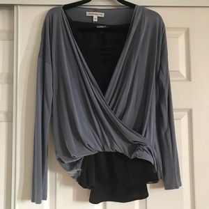 Wrap over blouse